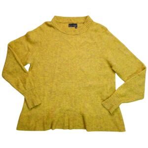 SWEATER Flat top acuma mustard yellow oversized sweater Size xs
